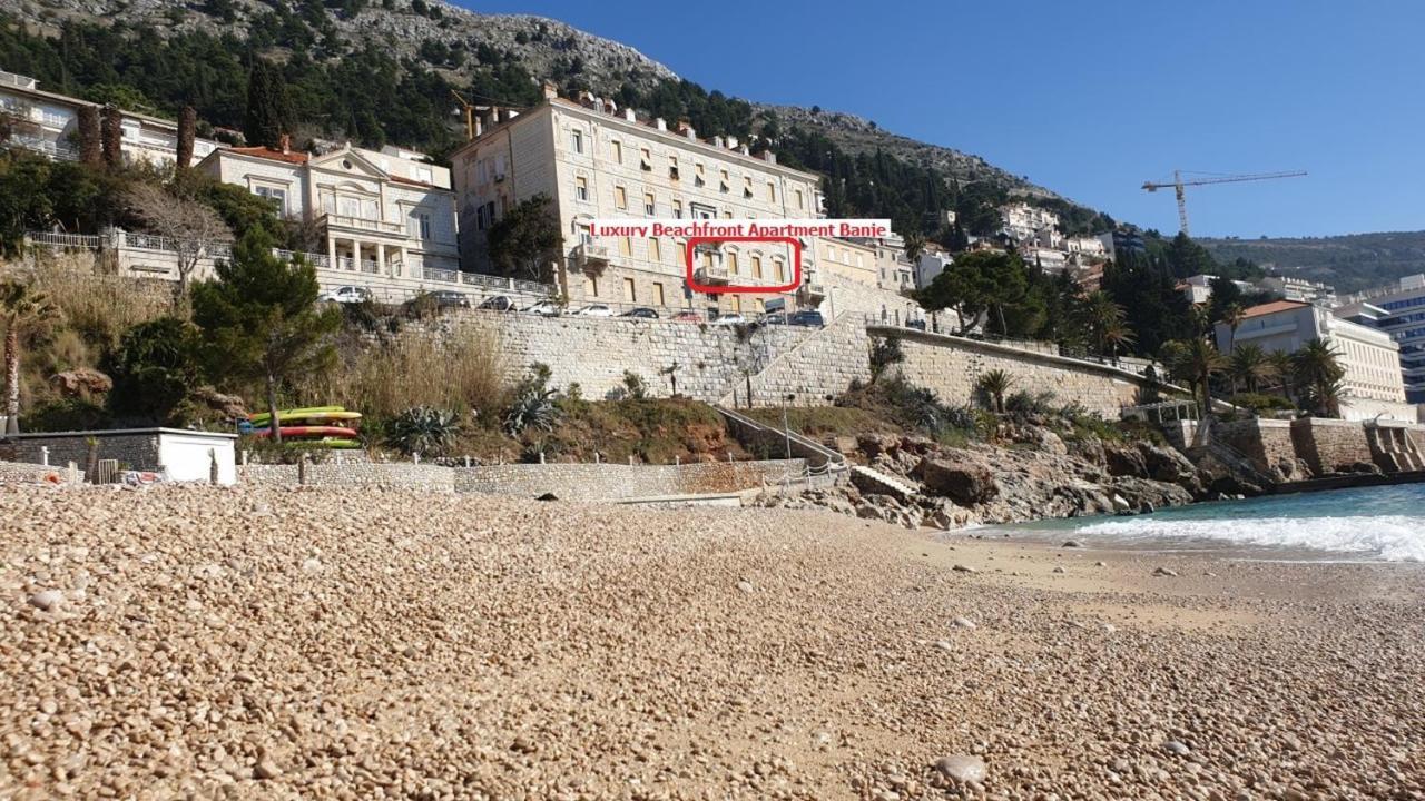 Luxury Beachfront Apartment Banje Dubrovnik Eksteriør billede